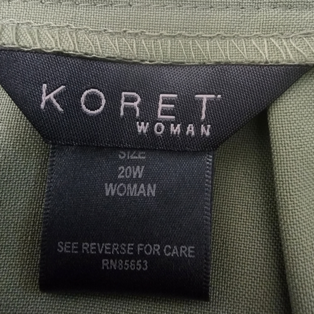 Woman Koret skirt plus size 20W Green